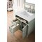 James Martin Vanities Brittany 30in Single Vanity, Sage Green, w/ 3 CM White Zeus Quartz Top 650-V30-SGR-3WZ - alternate 3